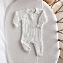 Load image into Gallery viewer, Frankie Classic Knit Romper - Milk