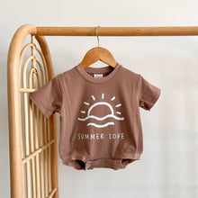 Load image into Gallery viewer, Chocolate 'Summer Love' Slouch Romper