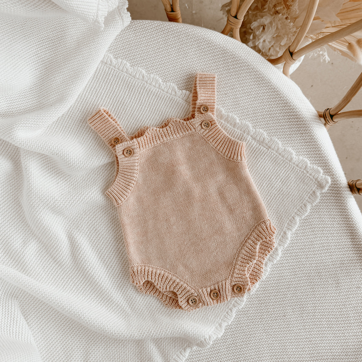 Singlet Mini Knit Romper – Blossom and Pear