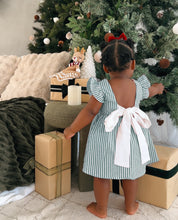 Load image into Gallery viewer, Kid's Candy Stripe Dress - Green