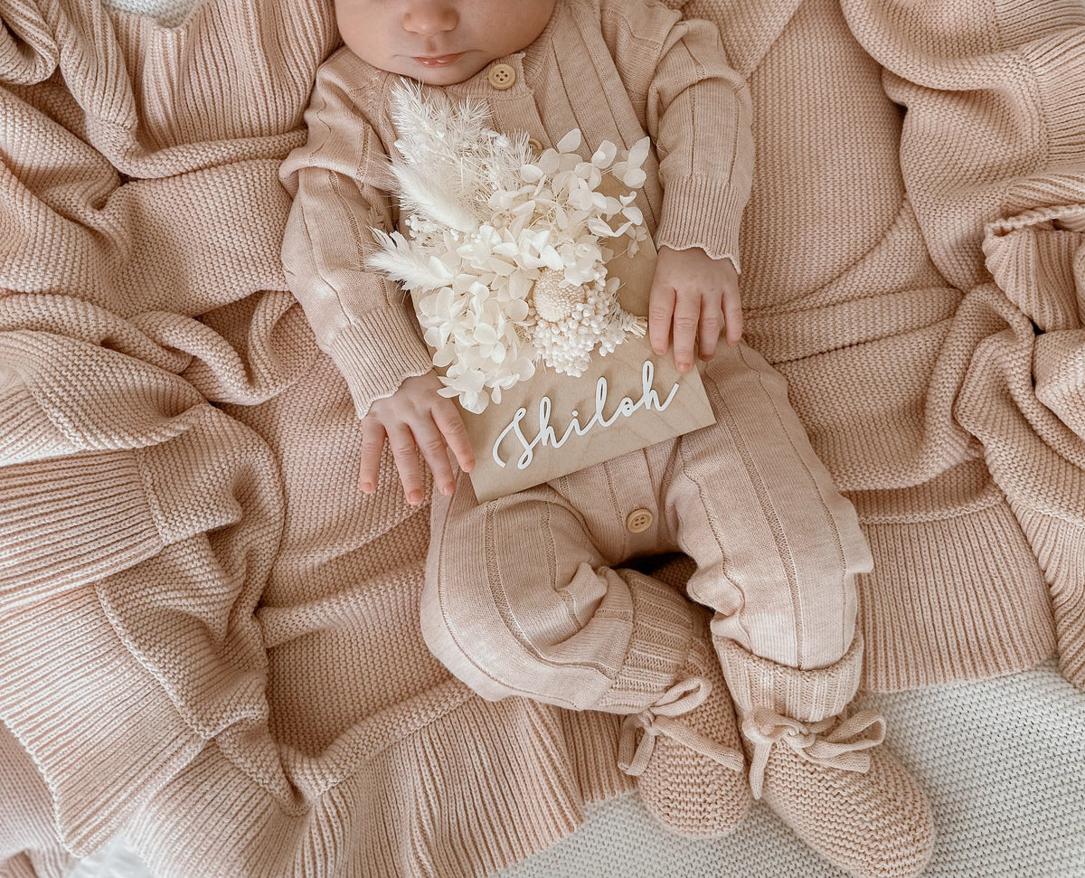 Violet Bonnet & Sage Romper Kit x @hank_knitwear - Yummy Version