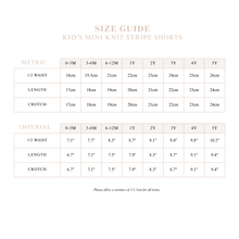 Load image into Gallery viewer, Kids Knit Stripe Shorts - Red