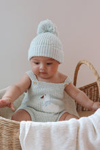 Load image into Gallery viewer, Goose Singlet Knit Romper & Beanie Bundle