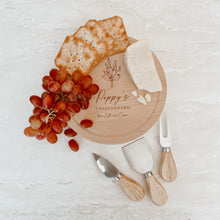 Load image into Gallery viewer, Personalised Wooden Cheeseboard