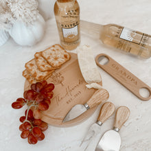 Load image into Gallery viewer, Personalised Wooden Cheeseboard