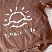 Load image into Gallery viewer, Chocolate 'Summer Love' Slouch Romper