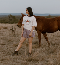 Load image into Gallery viewer, Ladies Cocoa Gingham Shorts