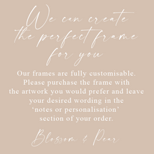 Load image into Gallery viewer, Personalised Baby Wooden Photo Frame