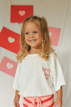 Load image into Gallery viewer, 'Little Love Club' Tee and Knit Shorts Bundle - White & Red