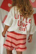 Load image into Gallery viewer, 'Little Love Club' Tee and Knit Shorts Bundle - White & Red