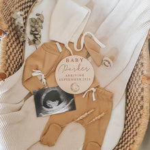 Load image into Gallery viewer, Custom Wooden Pregnancy Announcement Plaque - 15cm