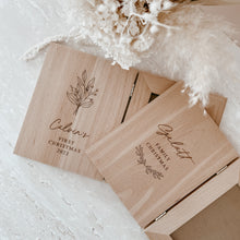 Load image into Gallery viewer, 'First Christmas 2025' Personalised Wooden Photo Frame