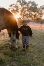 Load image into Gallery viewer, 'Hold Your Horses' Crew Sweater - Espresso
