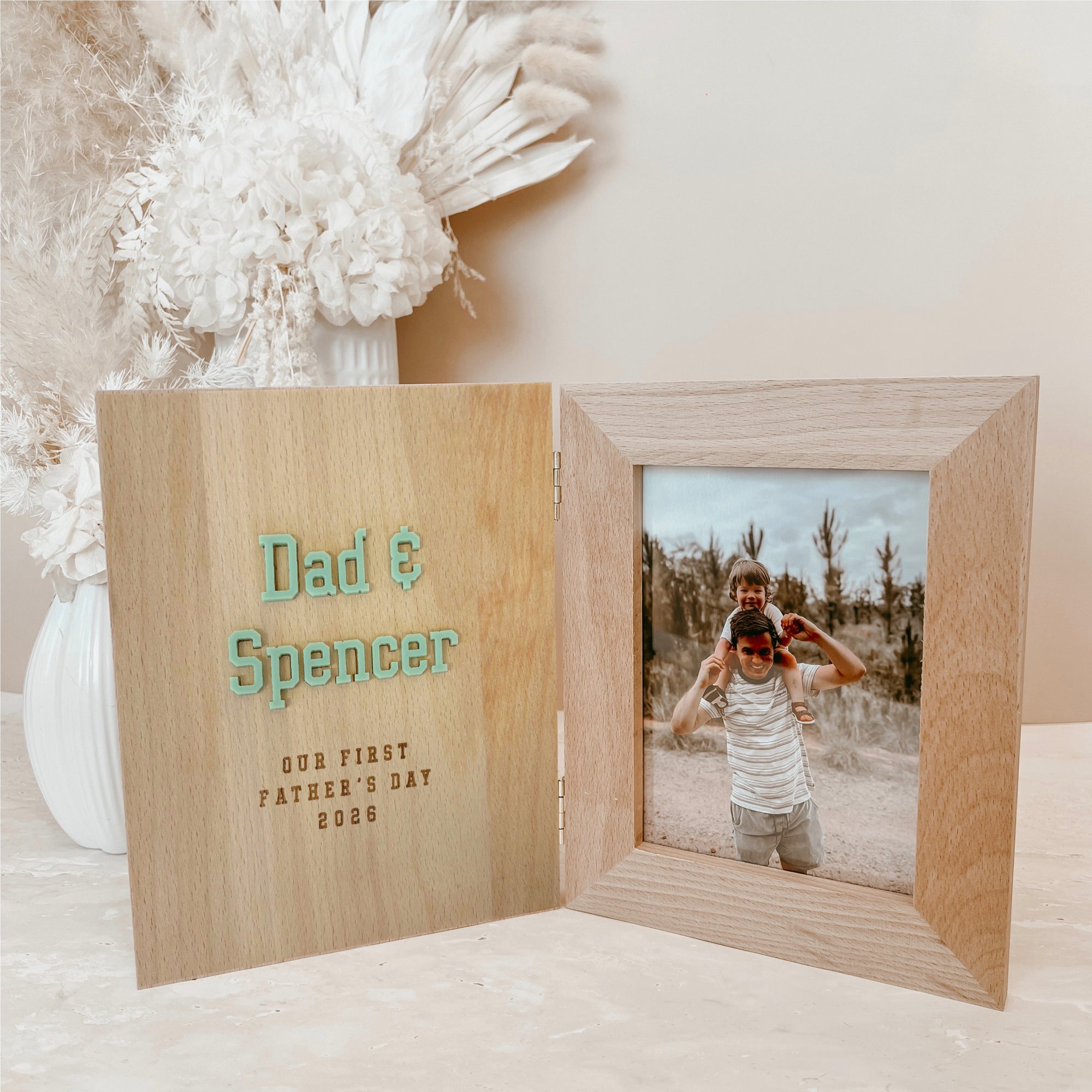 ‘Our First Father’s Day 2026’ Personalised Frame