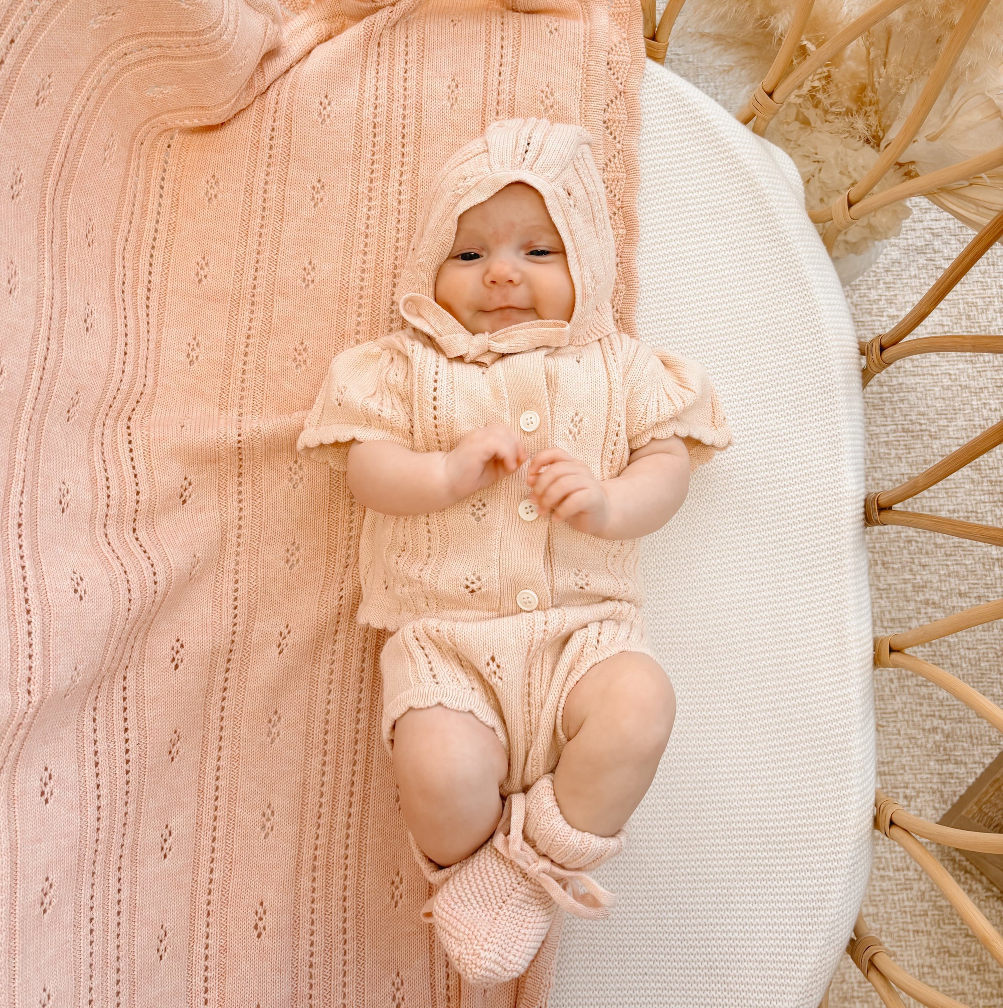 Margot Shortie Set - Pink Lemonade