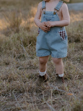 Load image into Gallery viewer, Hold Your Horses Denim Shortalls