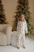 Load image into Gallery viewer, Kids Christmas PJs - Long Sleeve - Theodore Bear