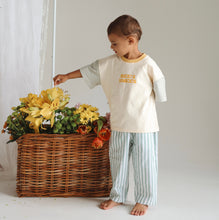 Load image into Gallery viewer, Kids Sage Stripe Pants
