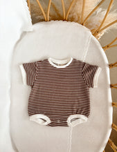 Load image into Gallery viewer, Terry Slouch Romper - Cocoa