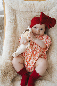 Red Socks (Frill or Scrunch)
