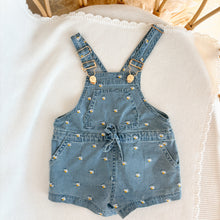 Load image into Gallery viewer, Daisy Denim Shortalls