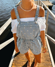 Load image into Gallery viewer, Ladies Daisy Denim Shortalls