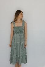 Load image into Gallery viewer, Ladies Candy Stripe Dress - Green