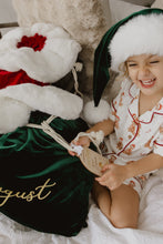 Load image into Gallery viewer, Velvet Santa Hat - Green - PRE ORDER DISPATCH SEPTEMBER