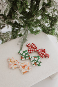 Red Gingham Topknot - PRE ORDER - Est. Dispatch End of September