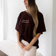 Load image into Gallery viewer, Ladies &#39;Favourite Days&#39; Tee - Espresso