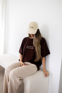 Ladies 'Favourite Days' Tee - Espresso