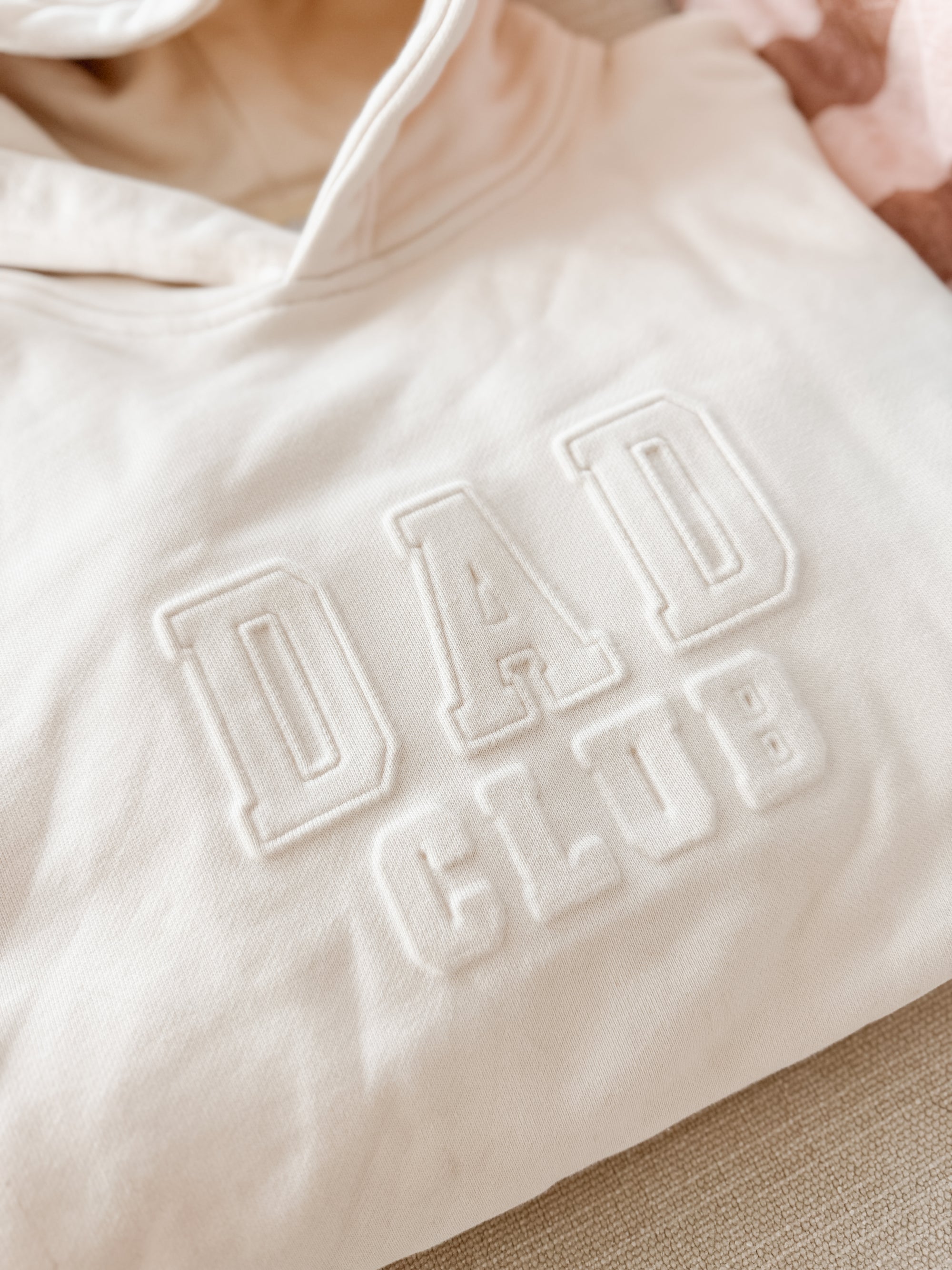 SALE Men's 'Dad Club' Hoodie - Cream