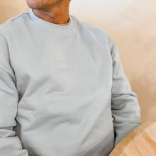 Load image into Gallery viewer, Men&#39;s Sweater &#39;Favourite Days&#39; Crew Sweater - Blue
