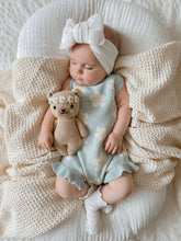 Load image into Gallery viewer, Blue Daisy Knit Playsuit