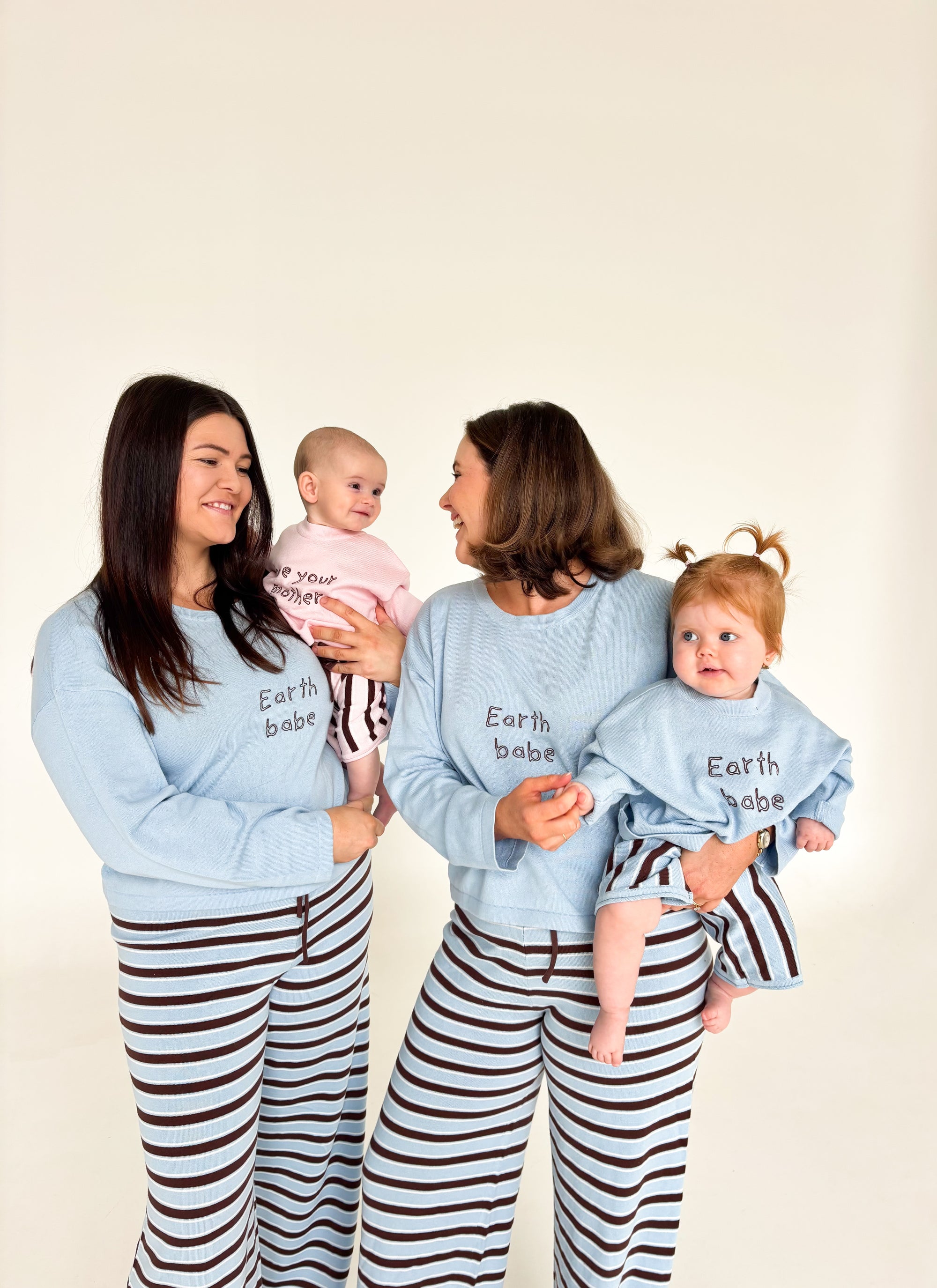 Kids 'Earth Babe' Lounge Sweater - Mocha Blue