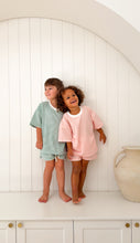 Load image into Gallery viewer, Kids Stripe Terry Set - Green