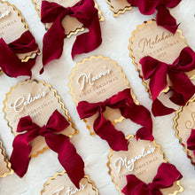 Load image into Gallery viewer, &#39;First Christmas 2025&#39; Personalised Arch Bow Plaque