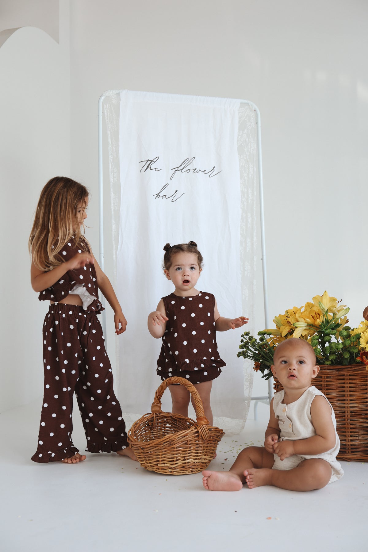 The Polka Wide Leg Pants