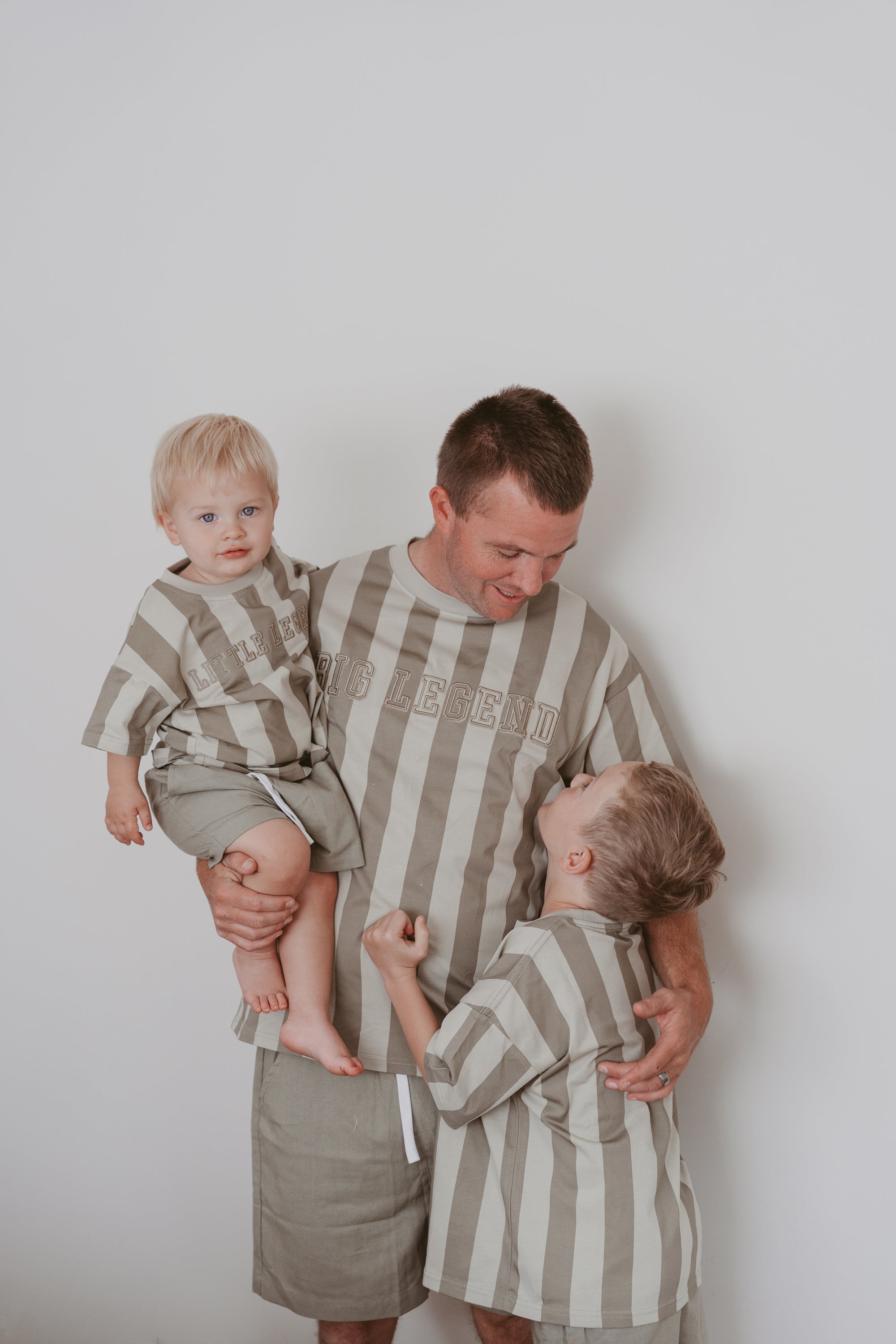 Kids Drawstring Shorts - Olive