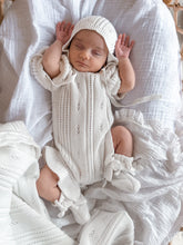 Load image into Gallery viewer, Margot Knit Romper - Milk