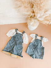 Load image into Gallery viewer, Daisy Denim Overalls