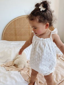 Daisy Broderie Romper