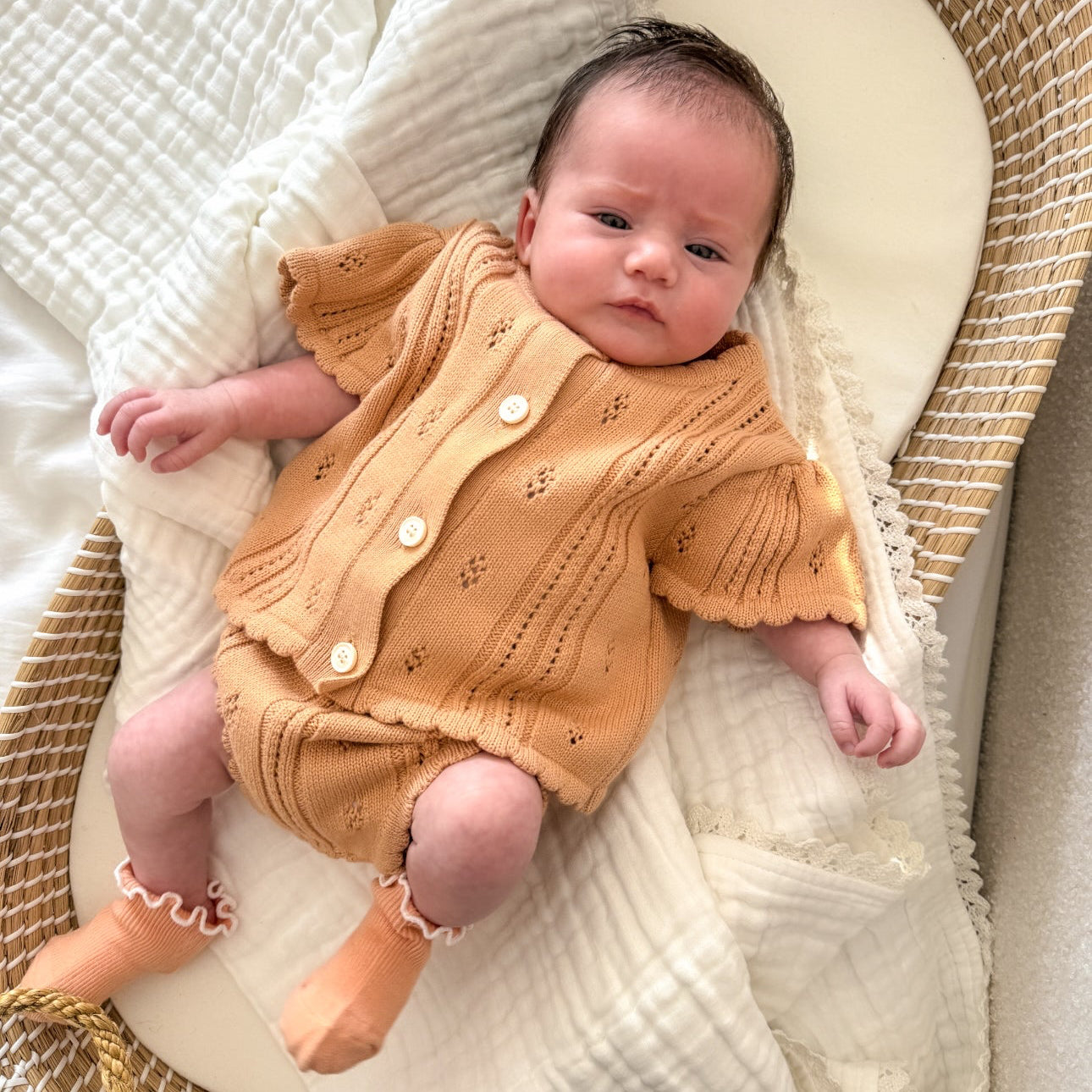 Margot Button Up Shortie Set