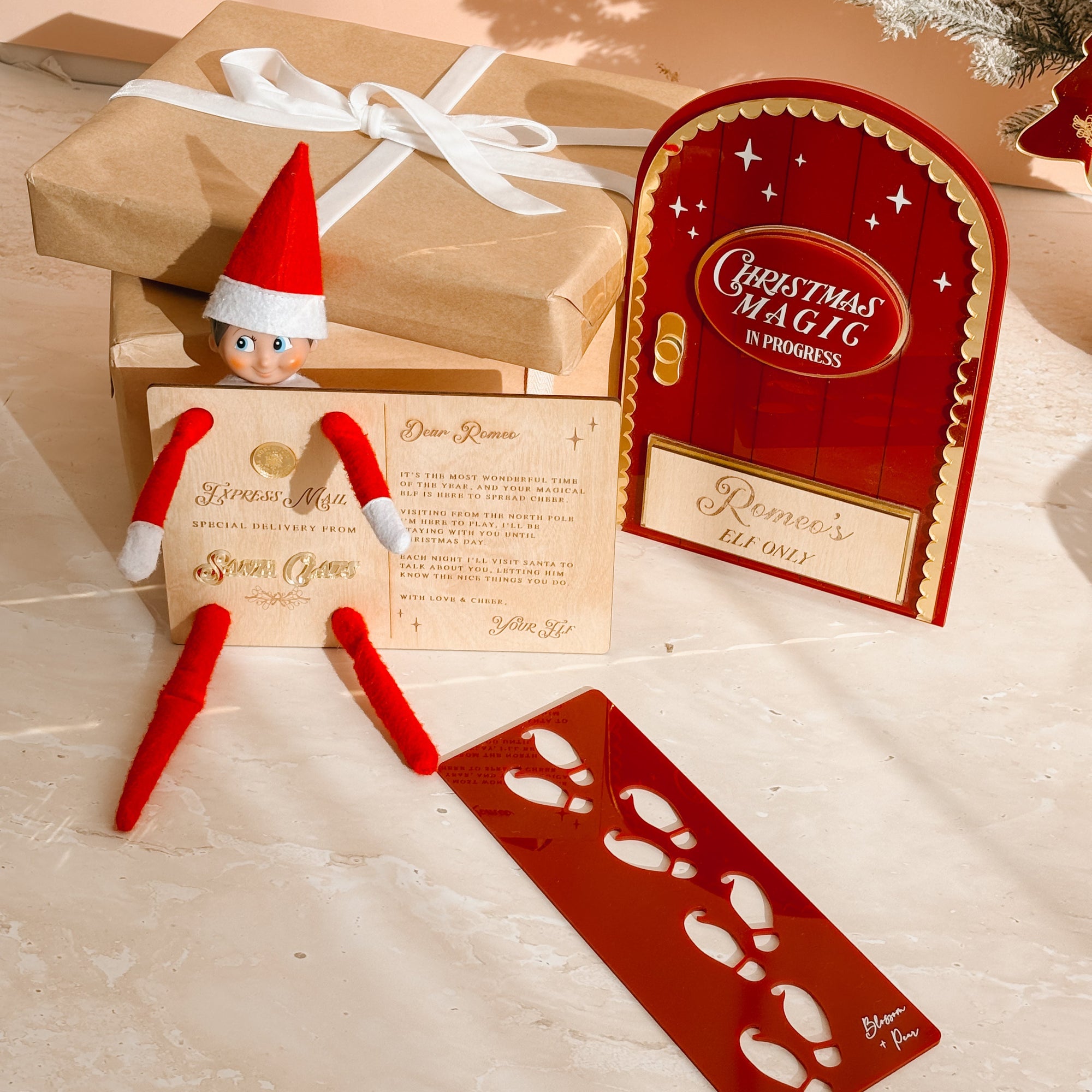 Wooden &amp; Acrylic Elf Door
