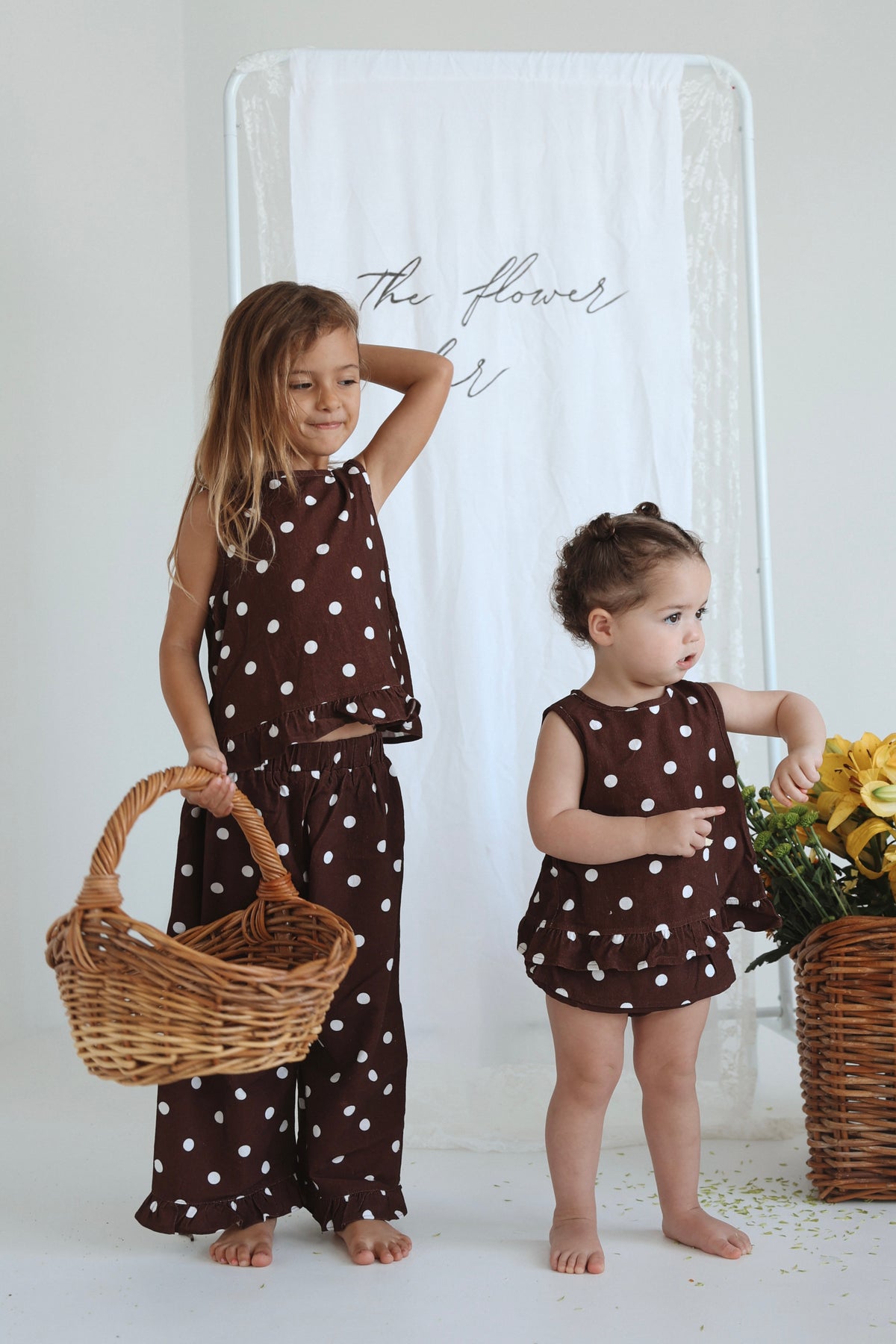 The Polka Wide Leg Pants