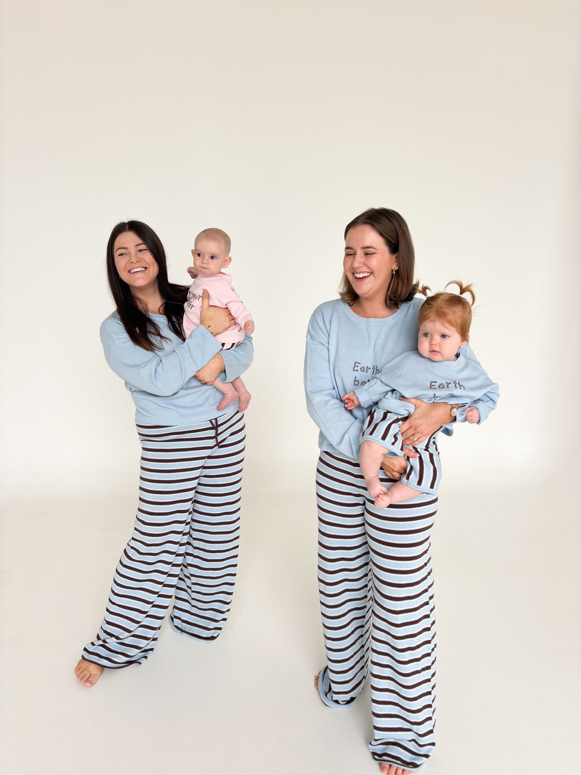 Ladies 'Earth Babe' Lounge Sweater - Mocha Blue
