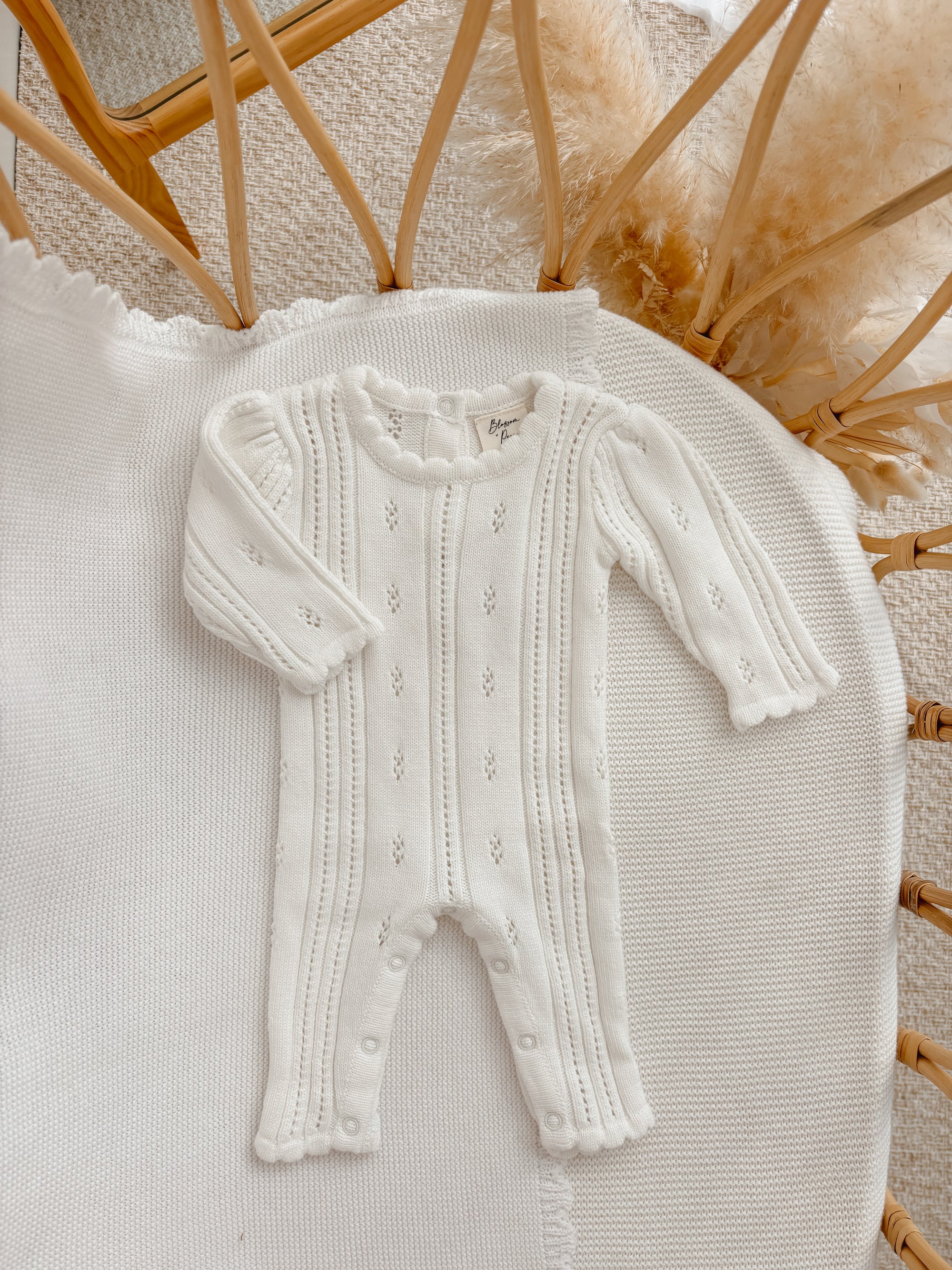 Margot Growsuit - Milk