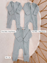 Load image into Gallery viewer, Cotton Growsuit - Baby Blue