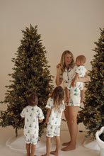 Load image into Gallery viewer, Kids Christmas PJs - Short Sleeve - Forest Nights