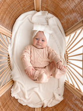 Load image into Gallery viewer, Long Sleeve Cable Knit Romper